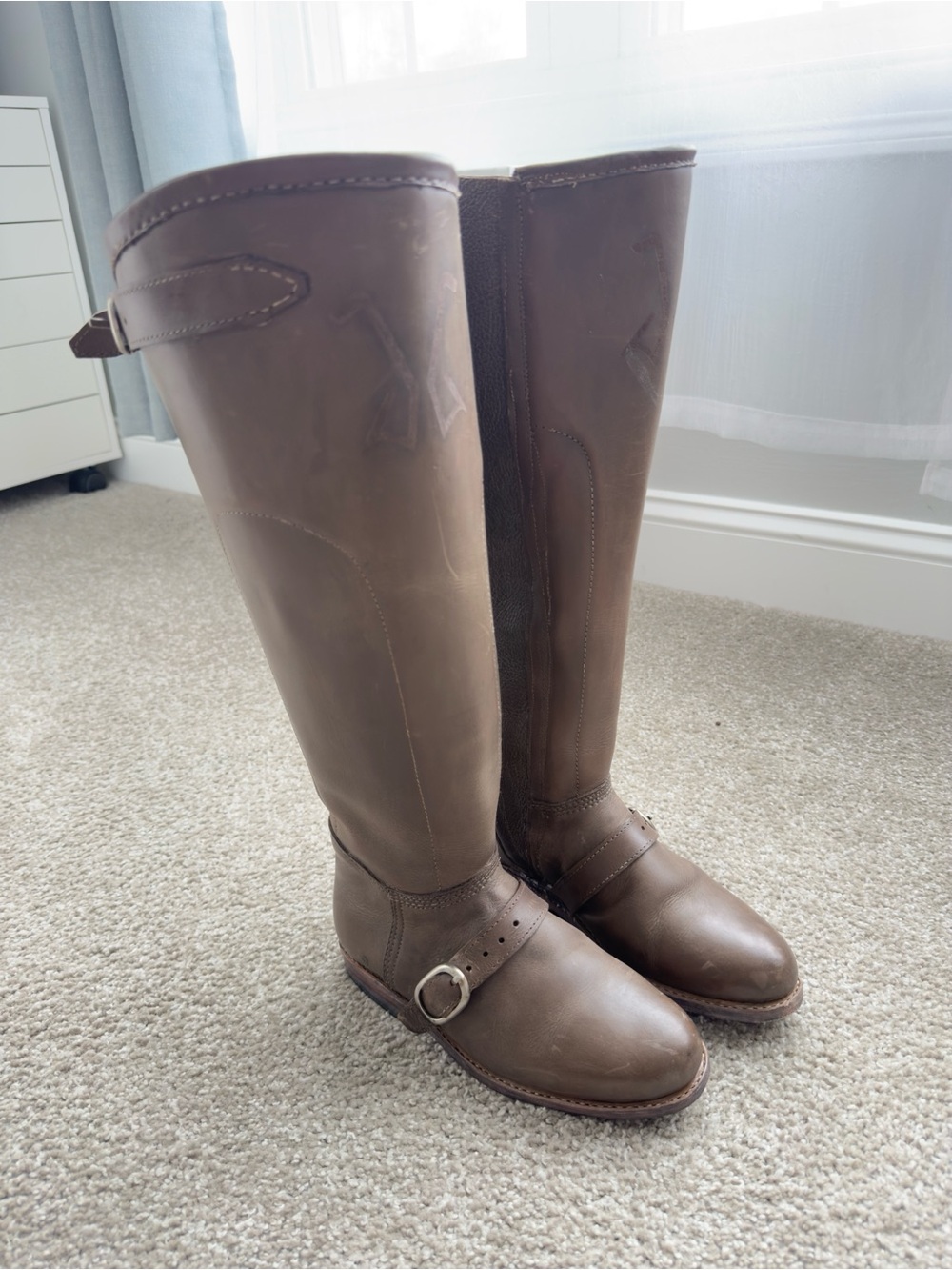 Custom Made Leather Star Wars Merrin Jedi: Survivor Cosplay Riding Boots